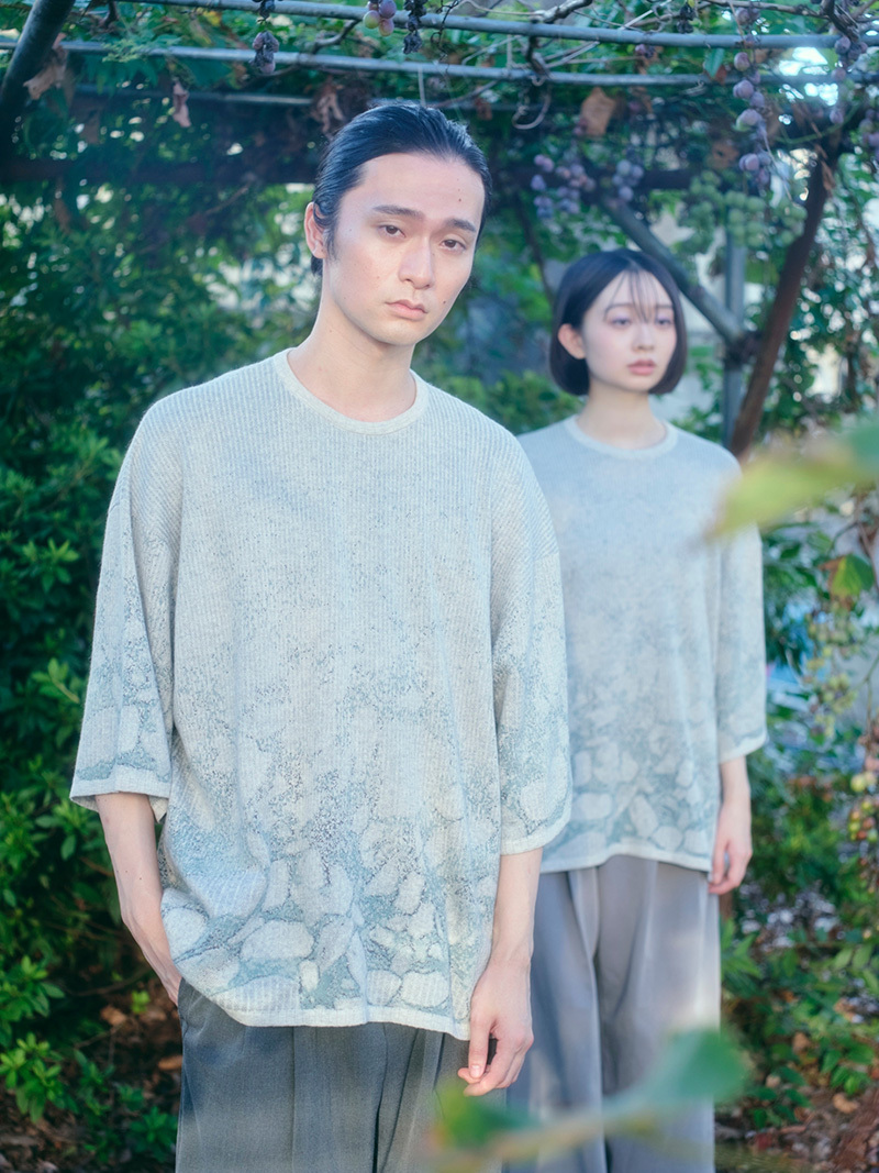 Terrazzo Floor II Jaquard Knit Top