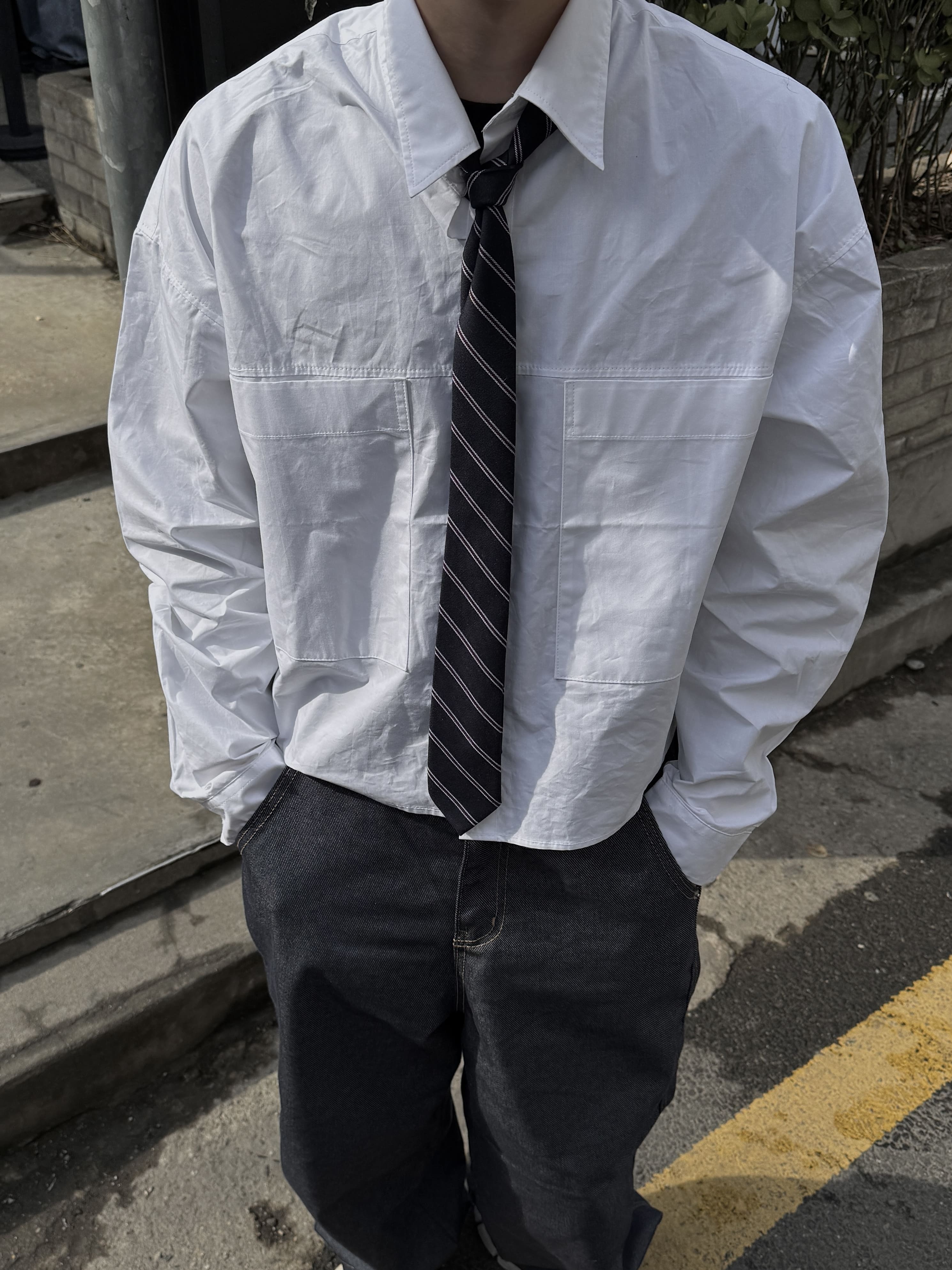 品味流氓 條紋 修身 領帶