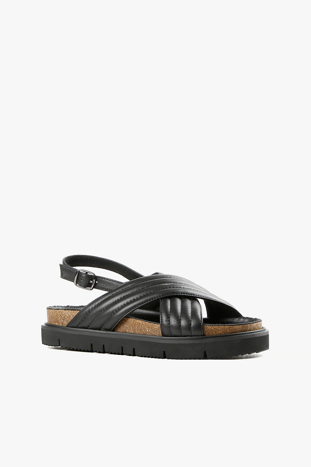 Flat Lugg Cross Band 交叉後條帶厚底涼鞋