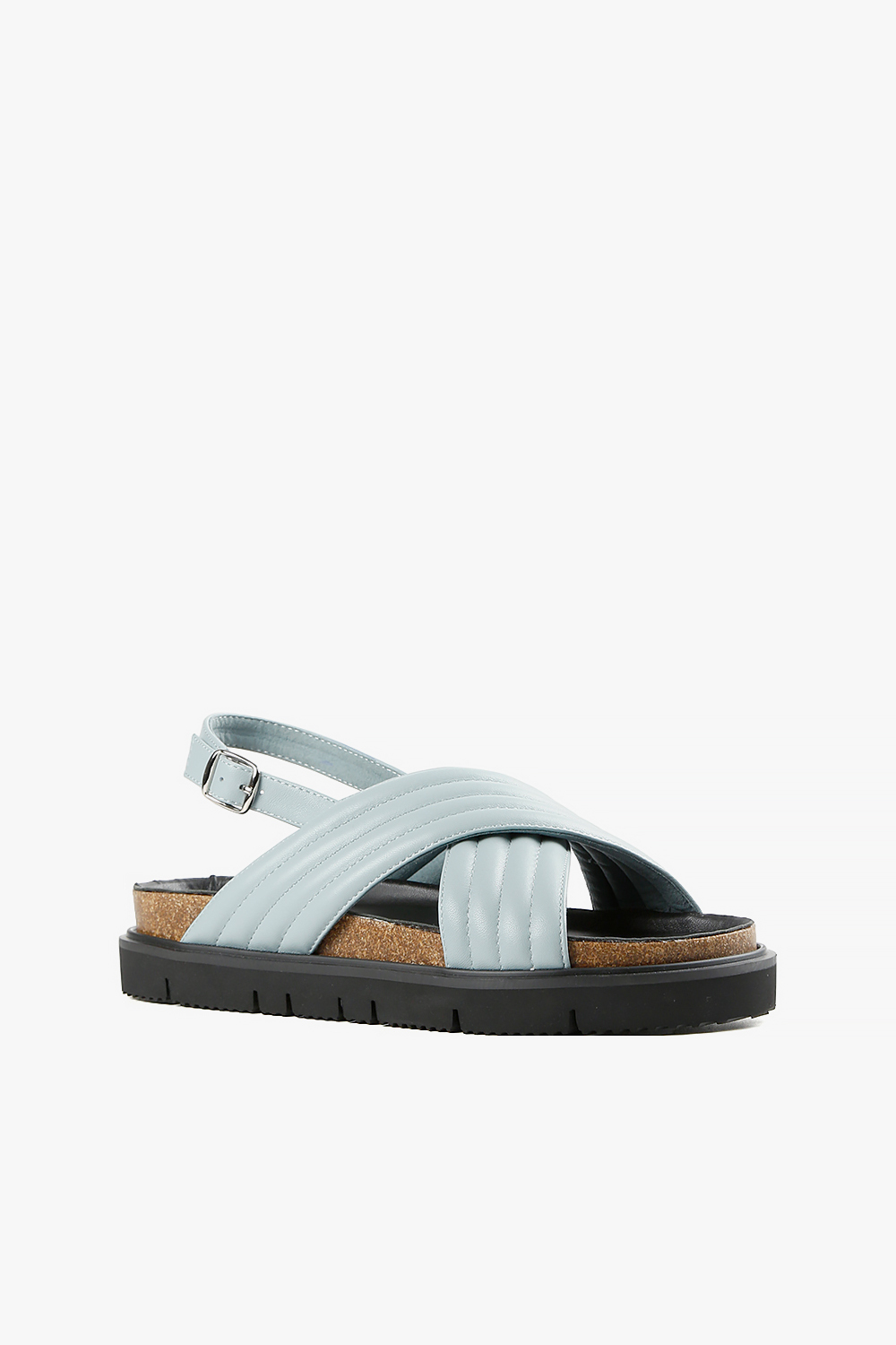 Flat Lugg Cross Band 交叉後條帶厚底涼鞋