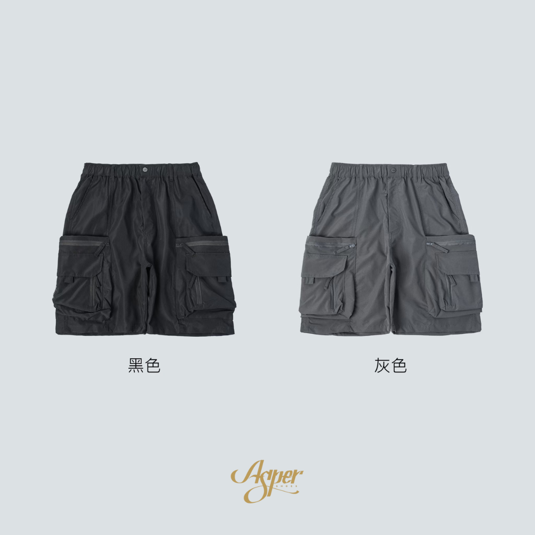 SBG 拉鍊多口袋速乾工裝短褲 042