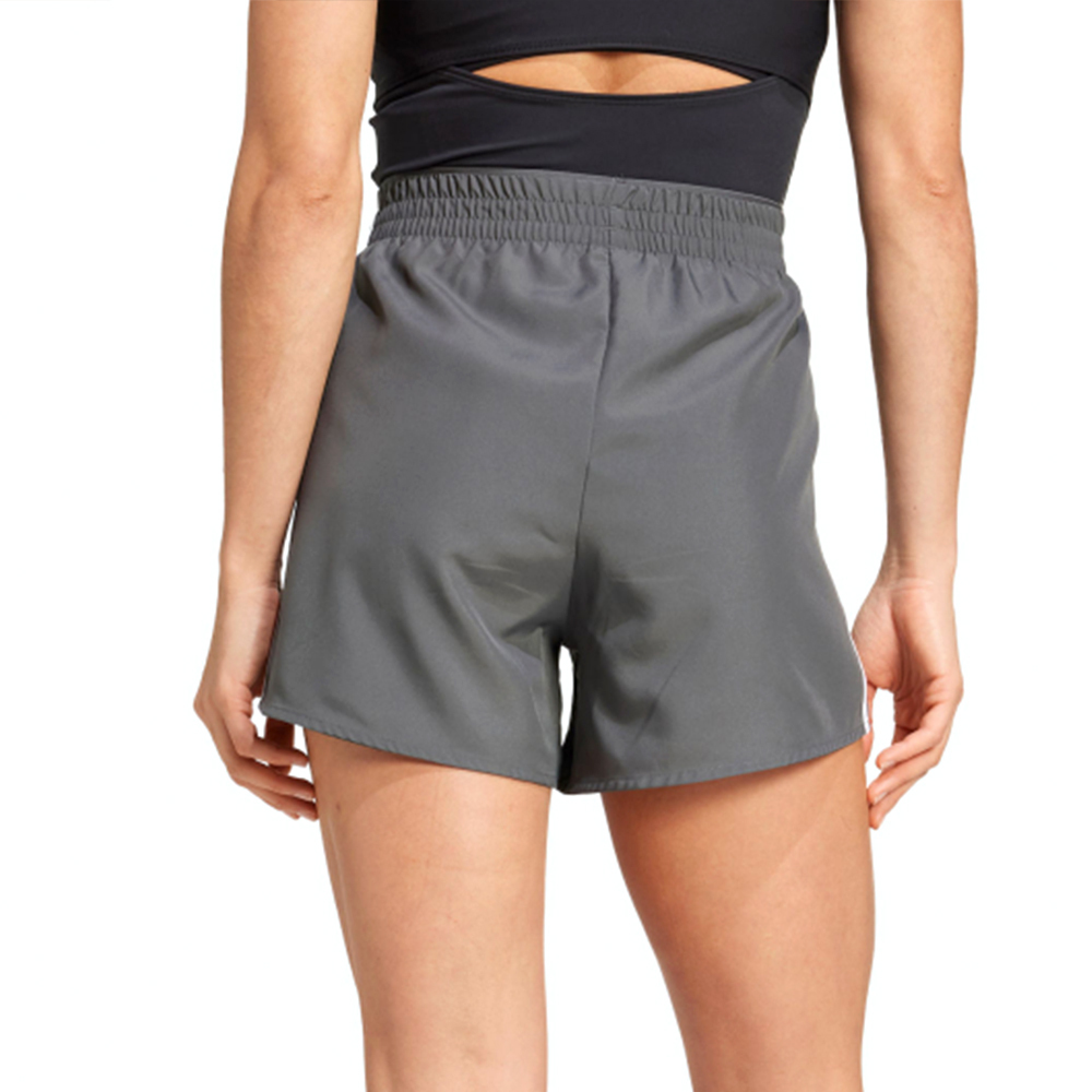 Adidas 3S Short High R 女款 灰色 運動 休閒 吸濕 排汗 亞規 腰部鬆緊 短褲 JF4362
