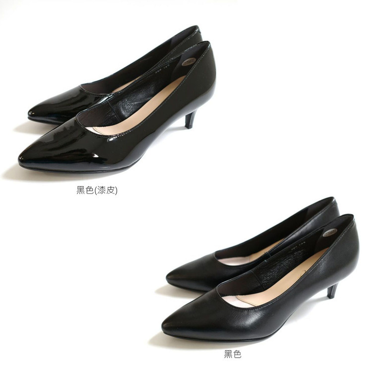 面試穿搭 日本製真皮5.5cm高跟鞋【PO-PTN560】