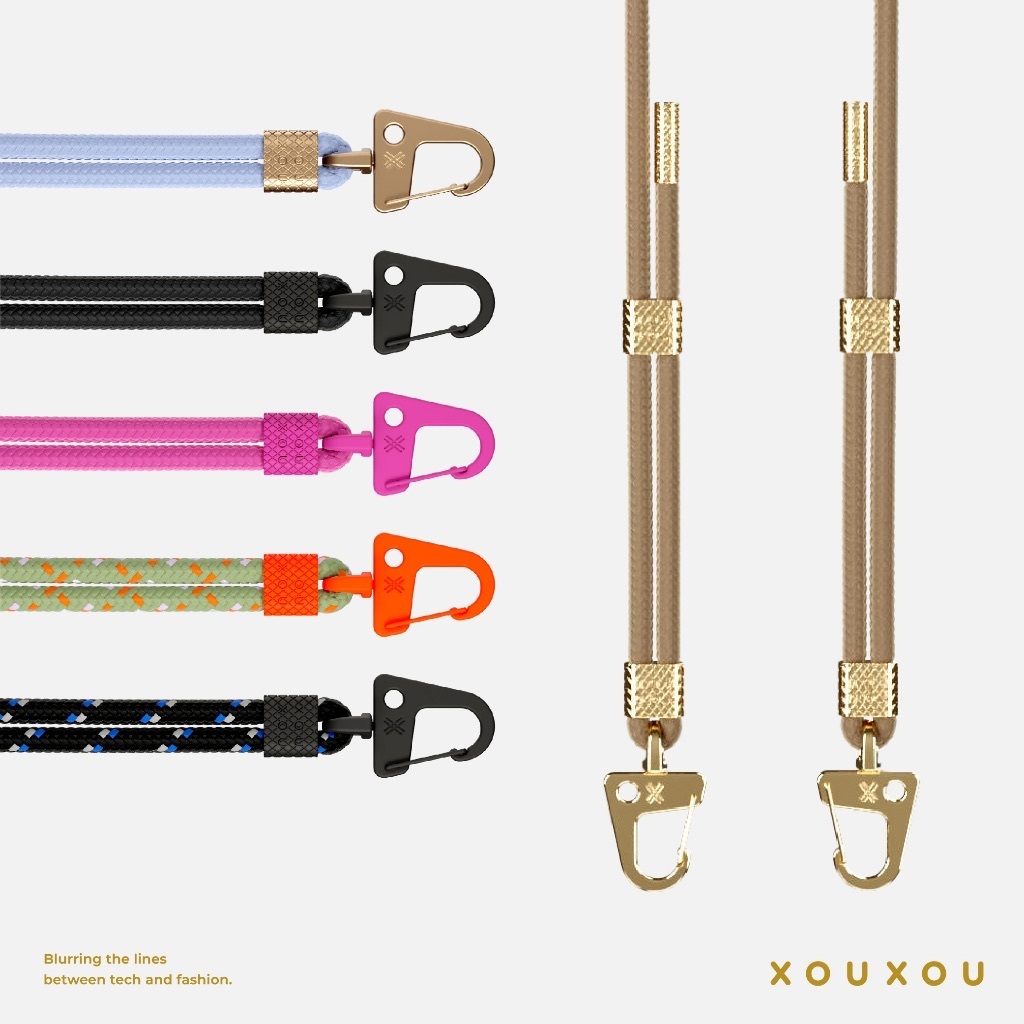 XOUXOU｜6mm 手機編織掛繩背帶