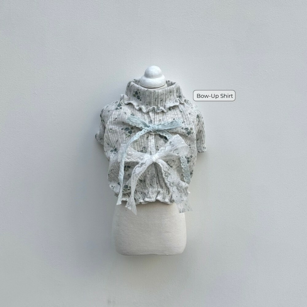 COZY-N 綁帶小花上衣