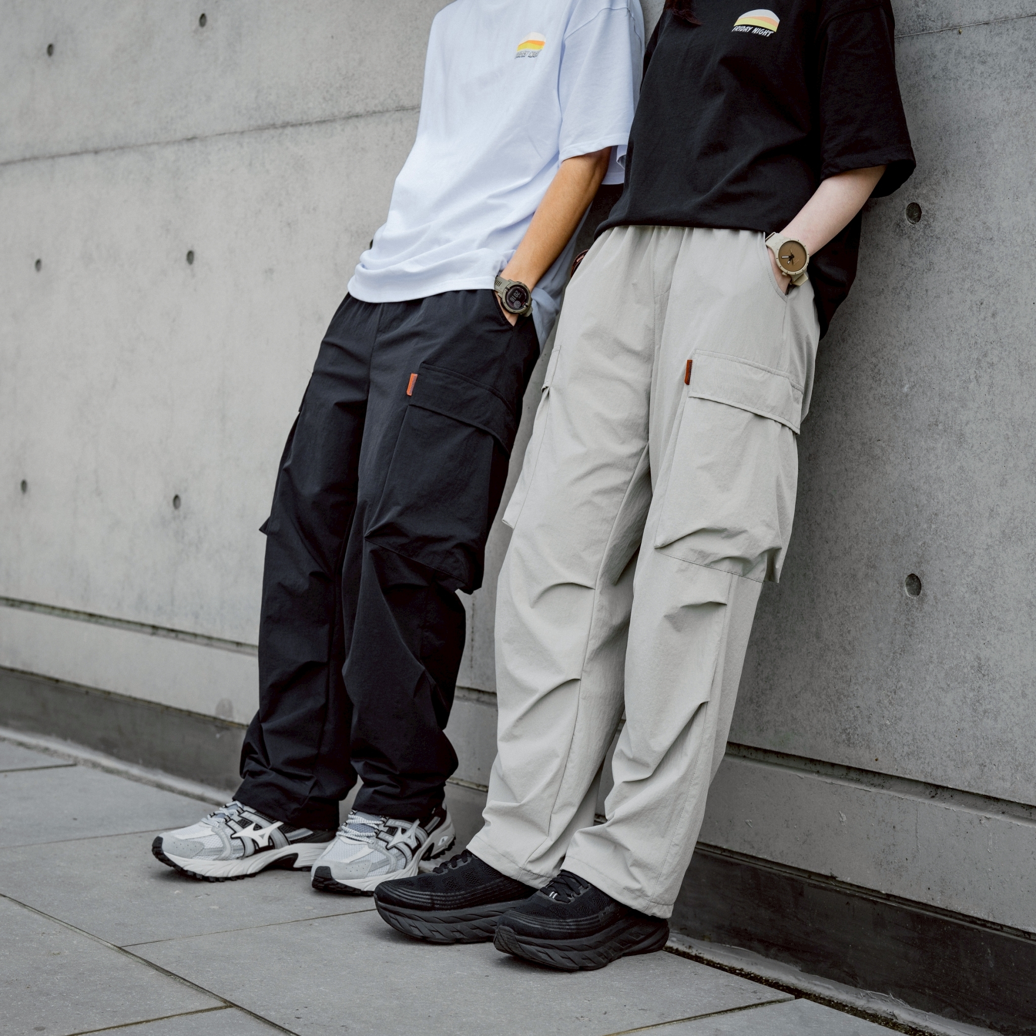 SBG 彈力微皺大口袋傘兵褲 SB8473