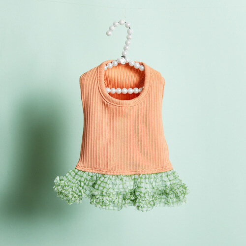 Louisdog 柳橙紗裙上衣