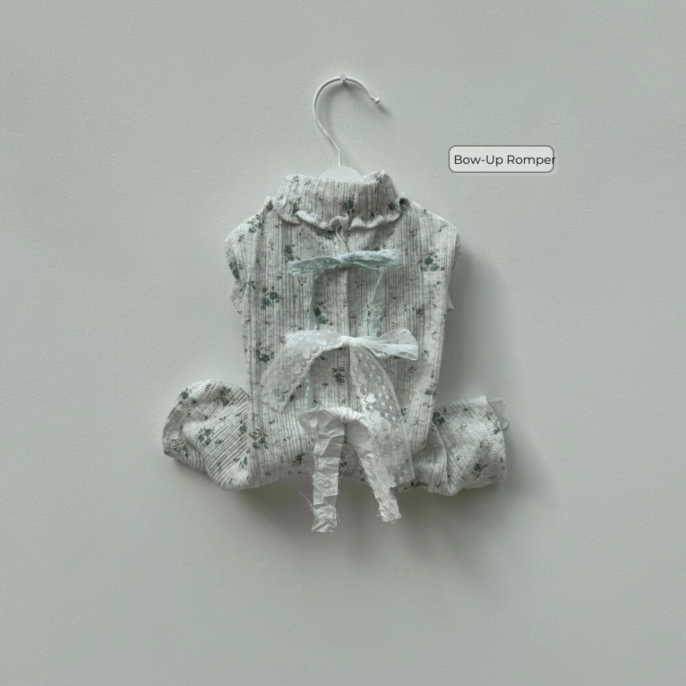 COZY-N 綁帶小花連身褲