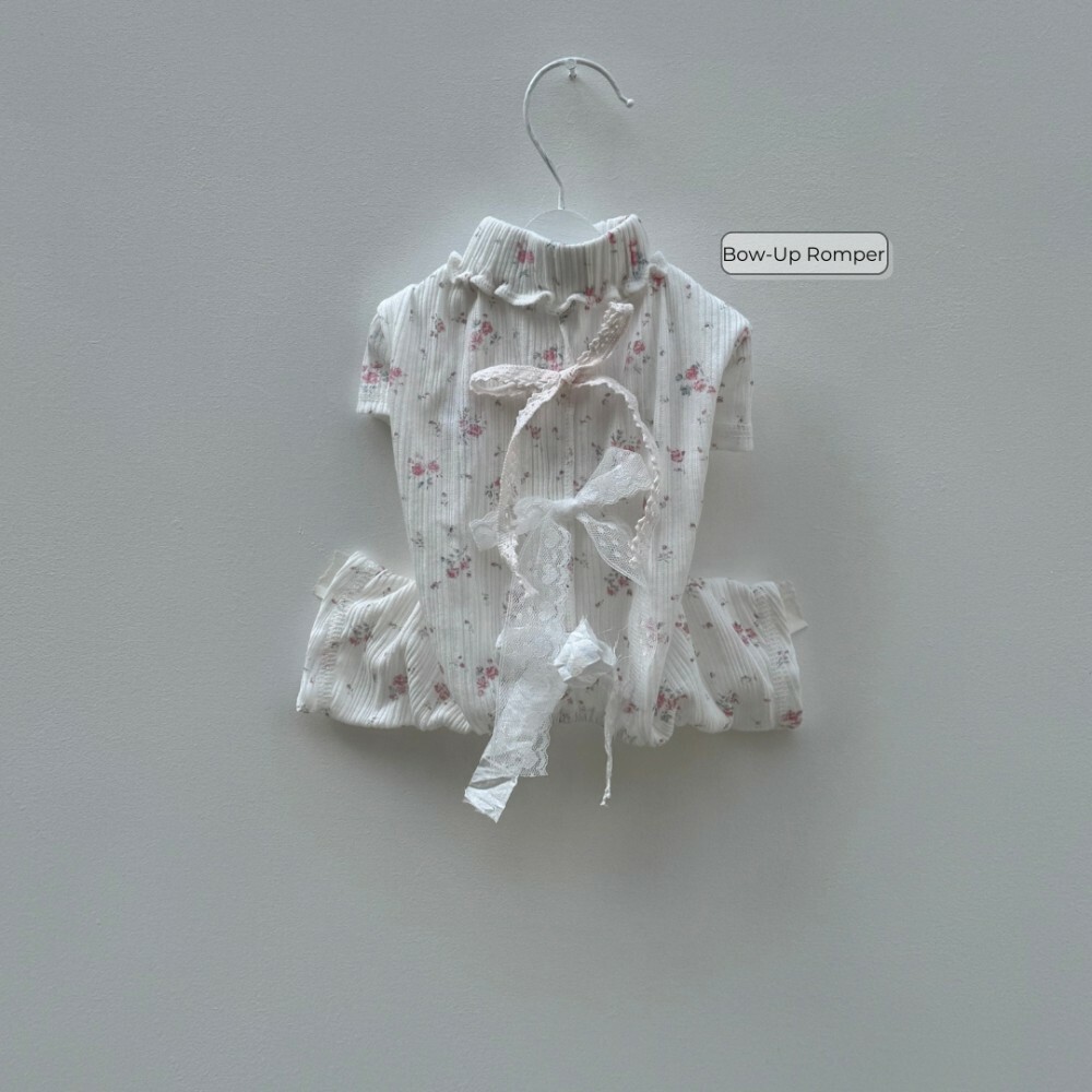 COZY-N 綁帶小花連身褲