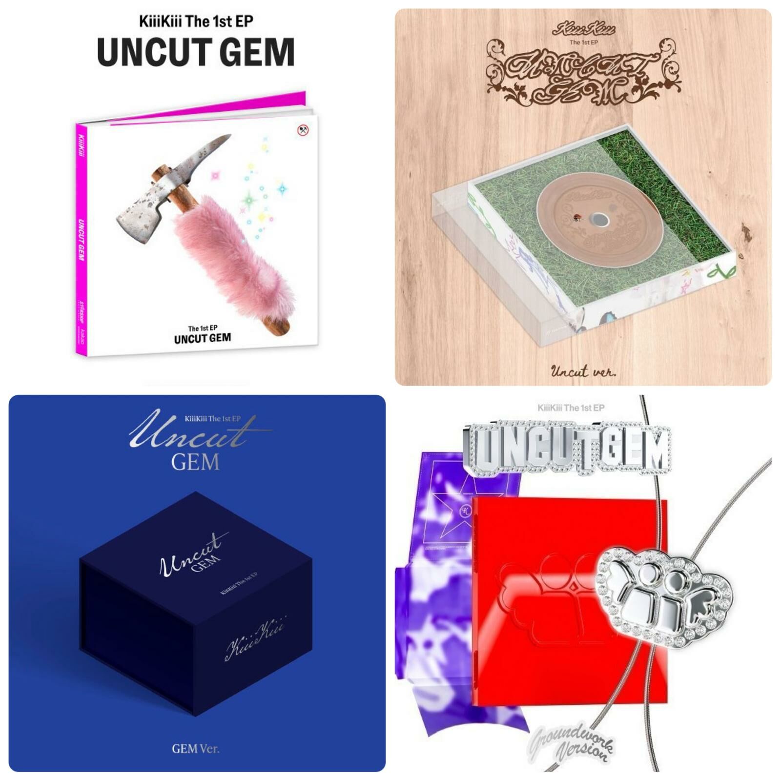 KiiiKiii UNCUT GEM K-MONSTAR オンライン 特典 ジユ K-MONSTAR | 👾 KiiiKiii (키키) The 1st EP [UNCUT GEM