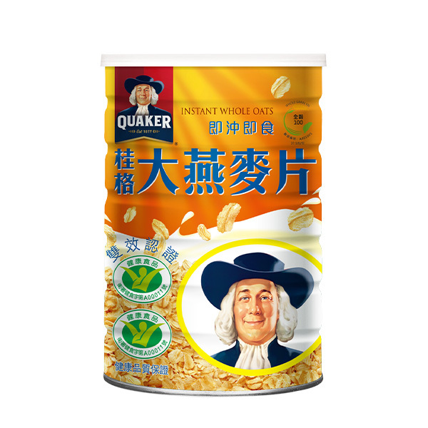 桂格即食大燕麥片1100GX3罐