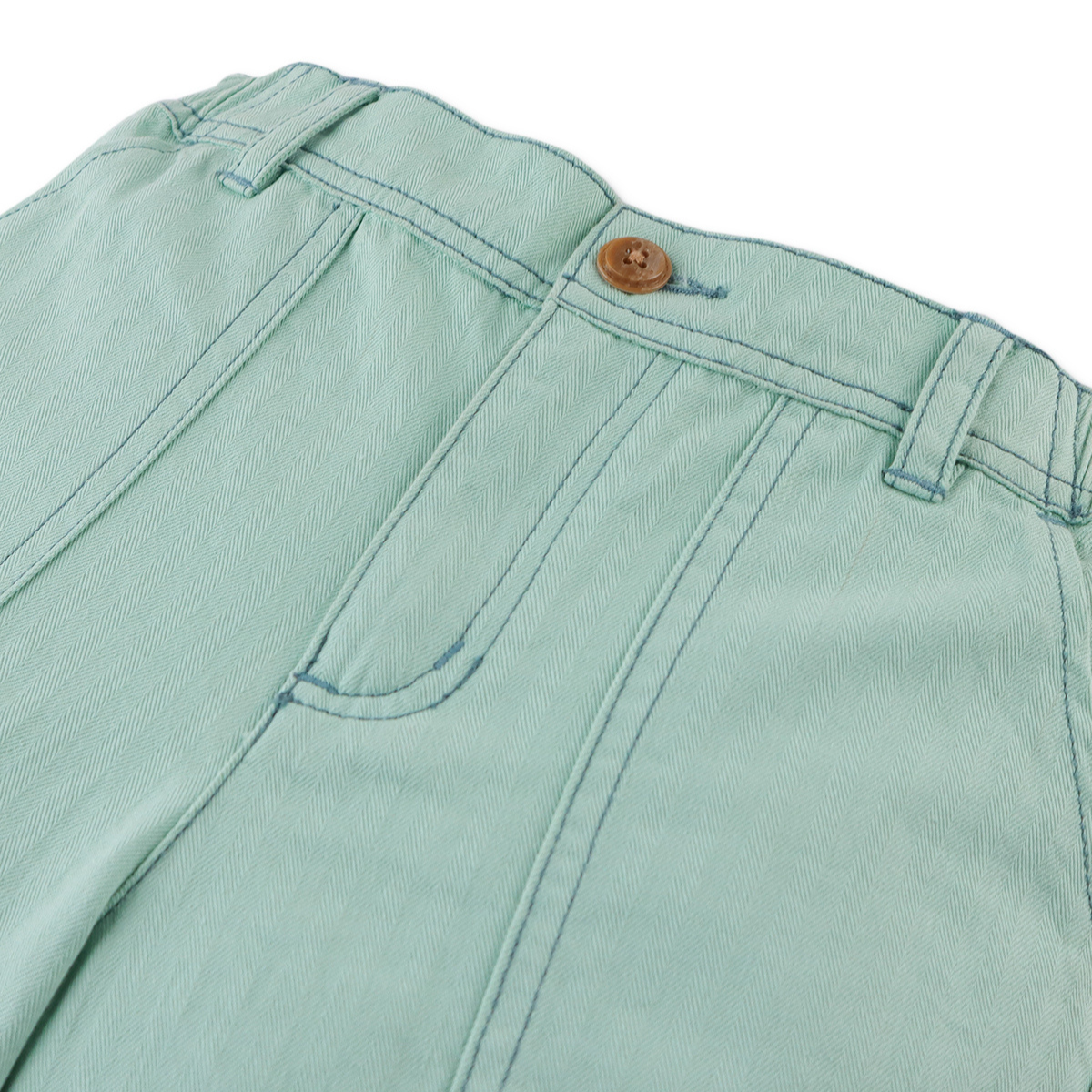 〖 Gingersnaps 〗湖水綠大口袋卡其短褲