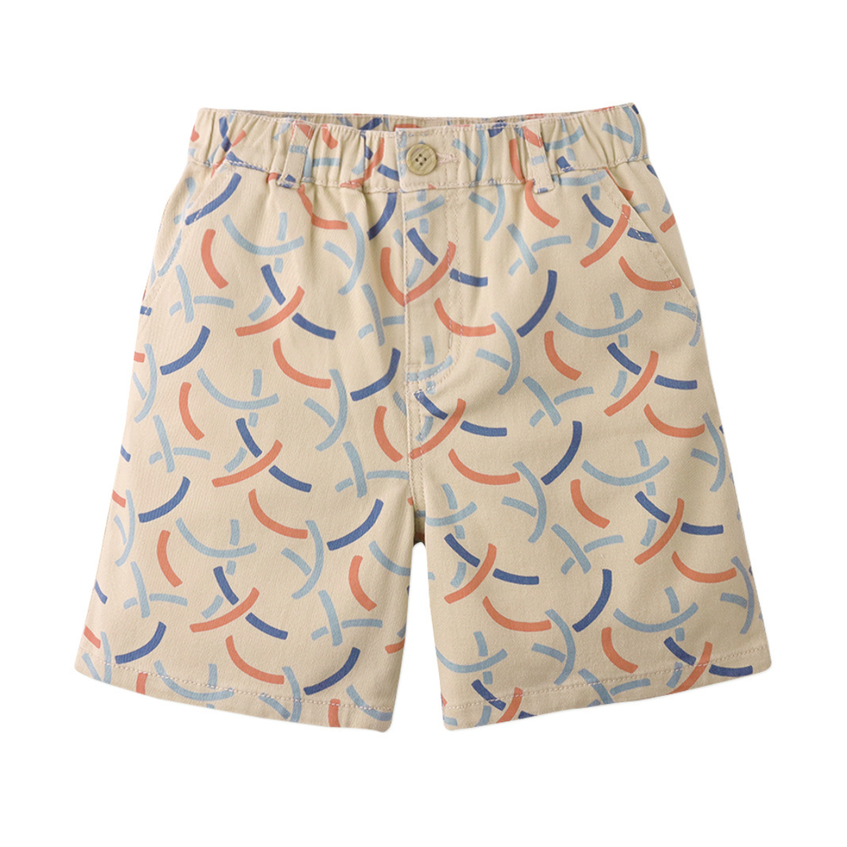 〖 Gingersnaps 〗米色彩帶卡其短褲