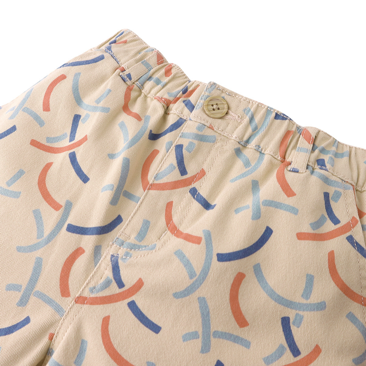 〖 Gingersnaps 〗米色彩帶卡其短褲