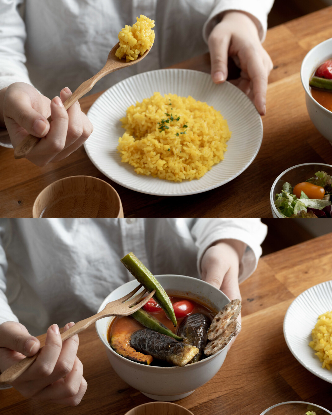 天然孟宗竹 餐叉 棕色｜Riveret