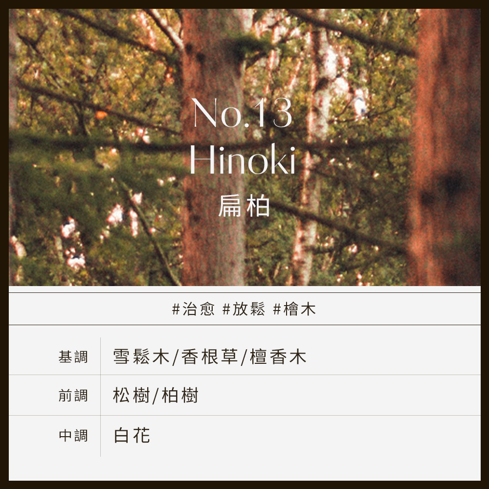 No.13 Hinoki扁柏