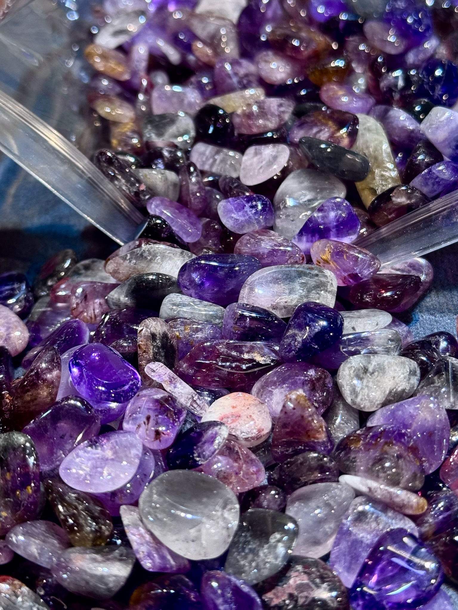 帝王紫紫水晶碎石