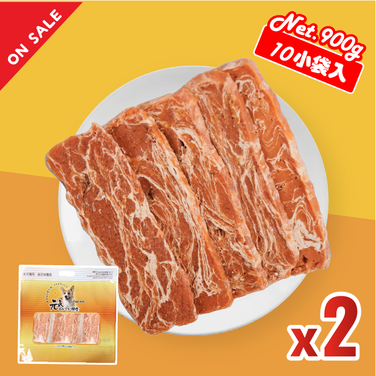 【2包優惠】元氣肉切片(鱈魚三文魚)(10包入) (9306010-2)