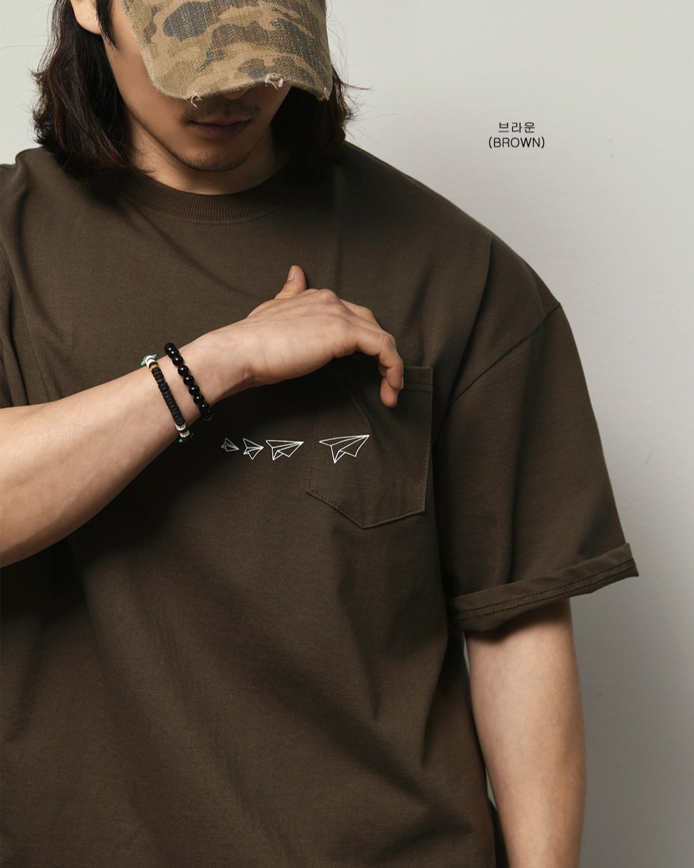 紙飛機口袋短袖T卹