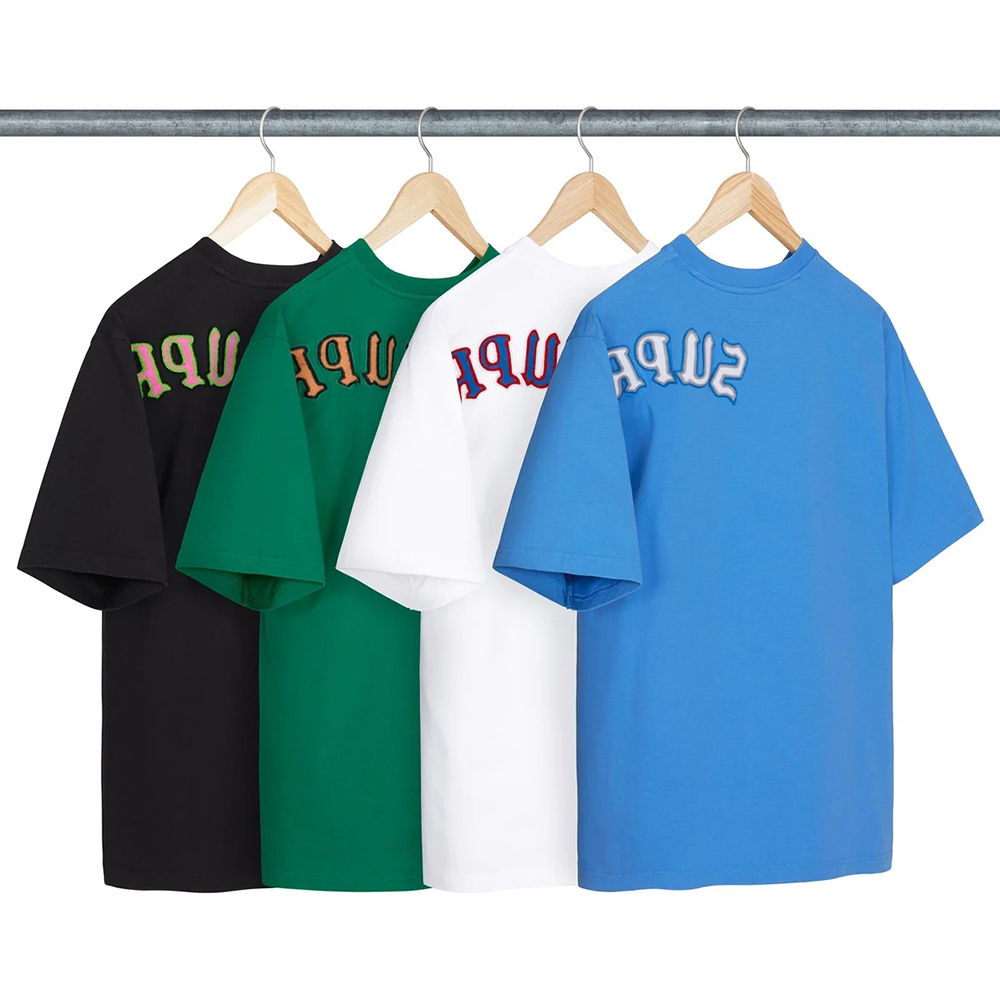 Supreme Brushed Arc S/S Top Week 5 弧形字體 圓領 短袖上衣 短tee