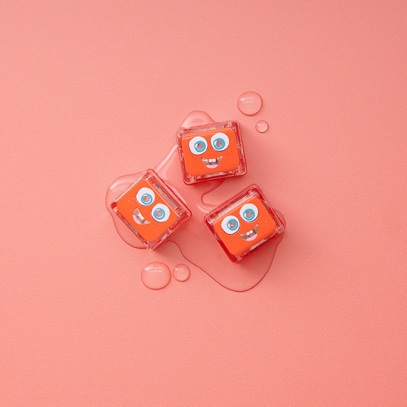 GLO PALS 炫光小冰塊(4顆裝)-熱力紅