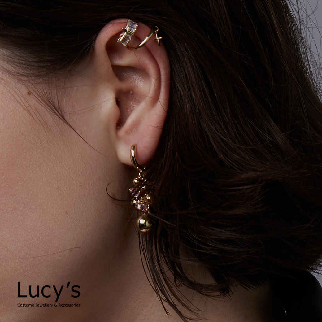 泡泡糖 易扣耳環 (二色) (121561/121562)