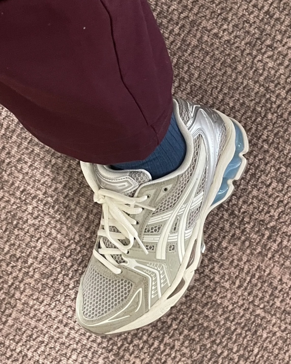 Asics X Juliana Salazar Gel kayano14 聯名 麂皮 拼接 銀灰綠