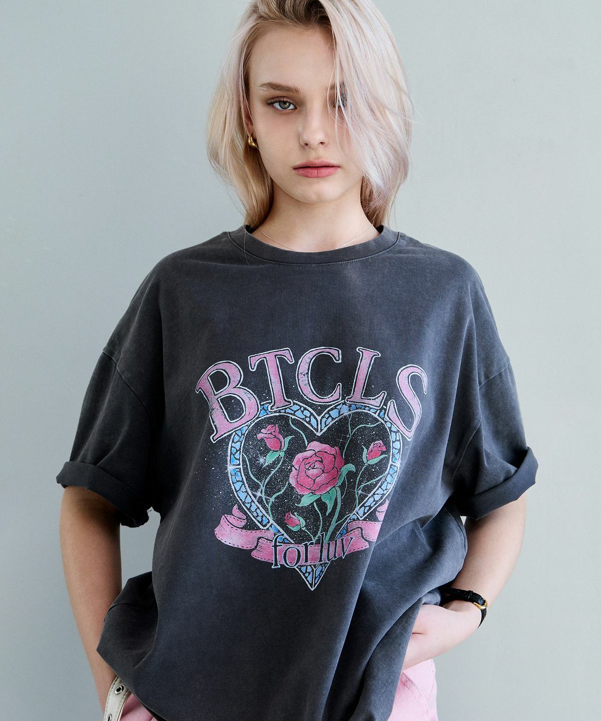 BITTER CELLS Glassy Rose Pigment Tee