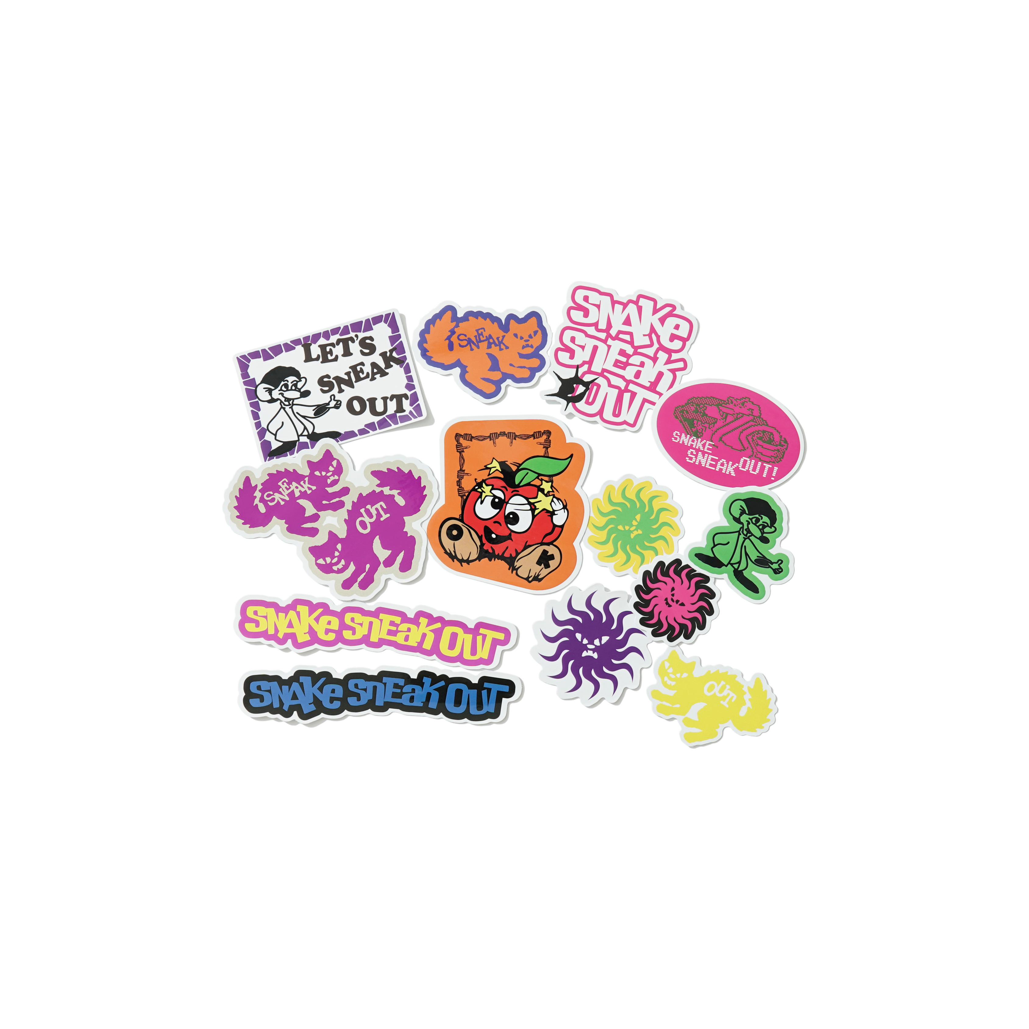 O.POism x Kutinawa x TOSK Sticker Set