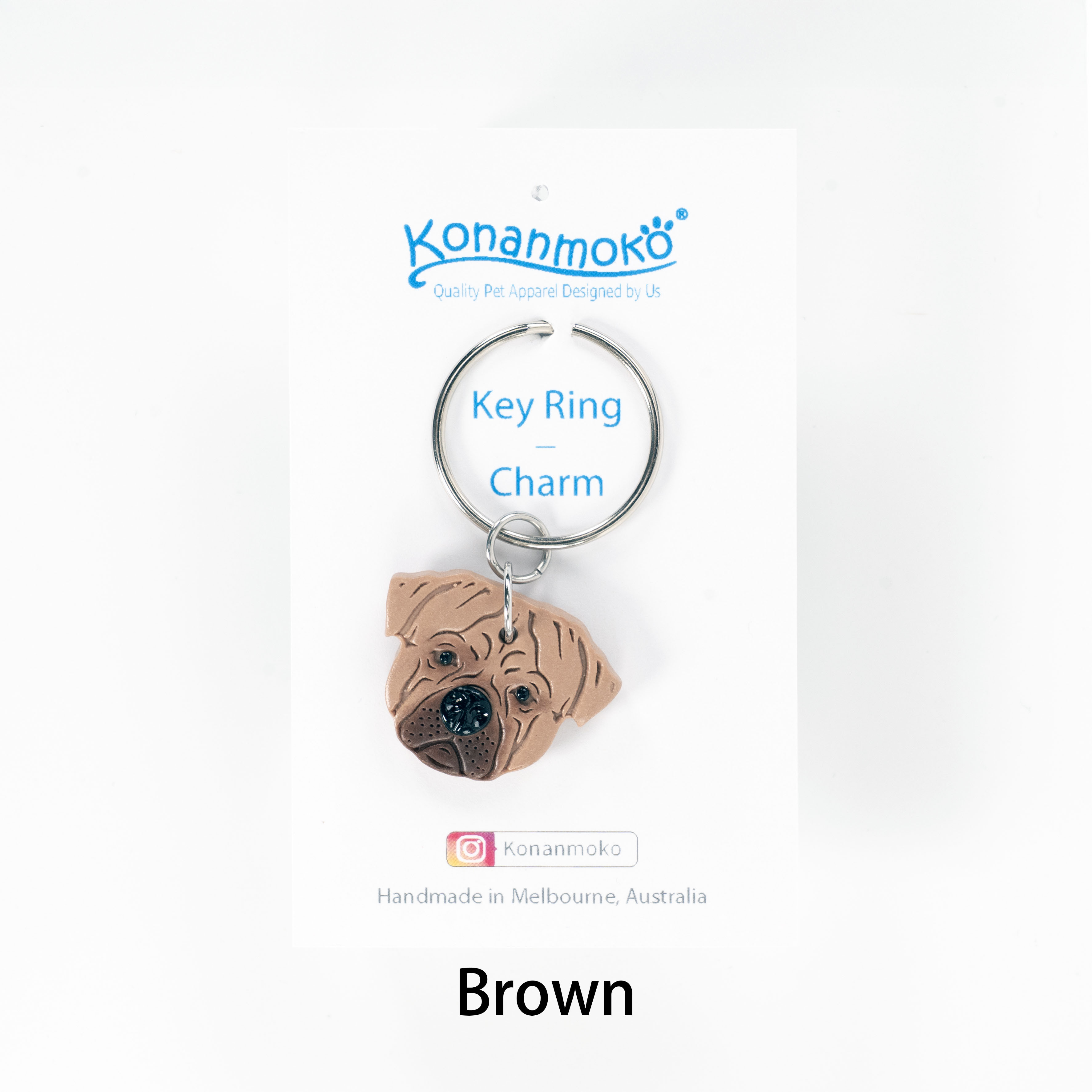 SharPei Key Ring Charm
