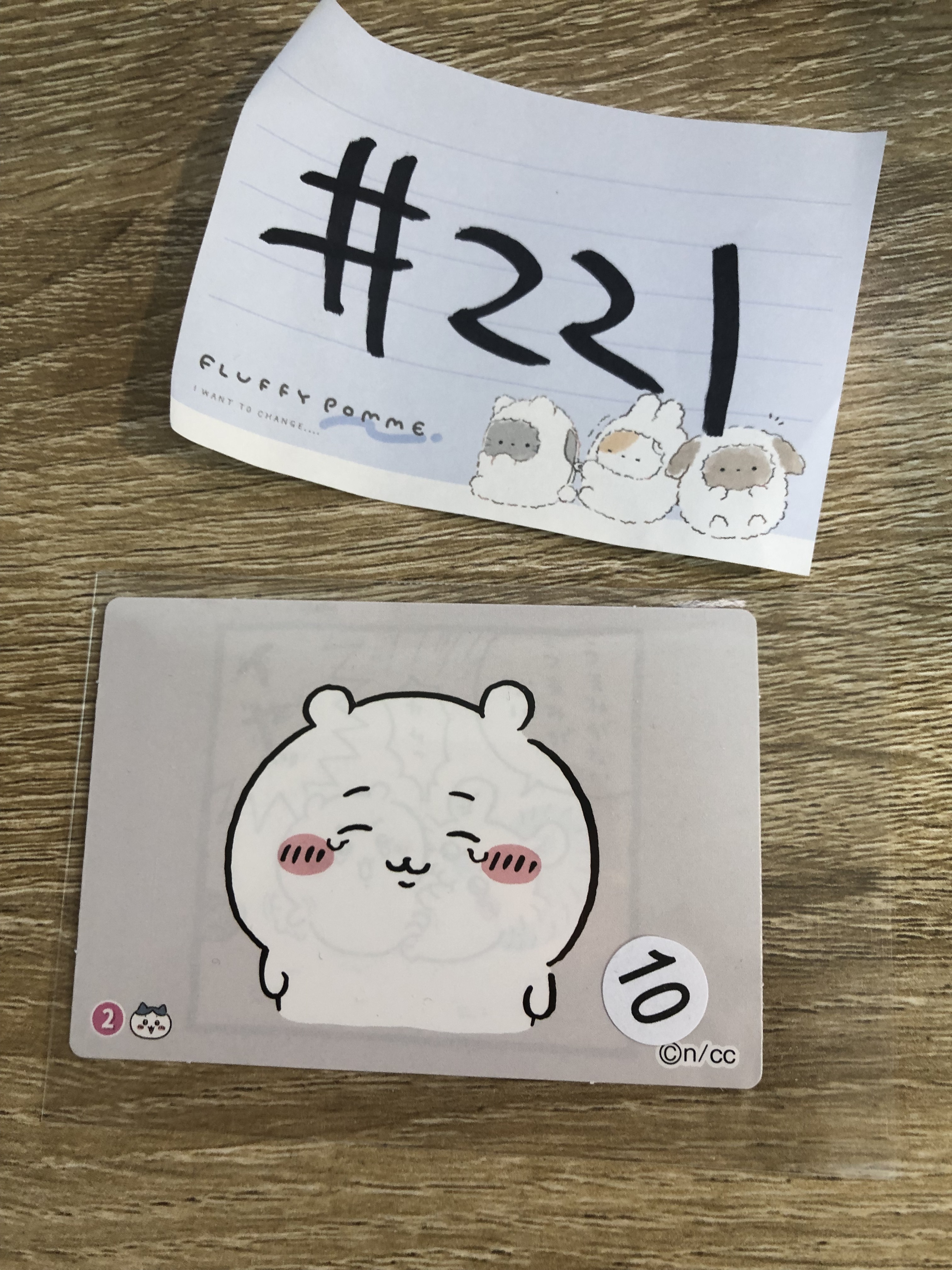 CHIIKAWA 小可愛 貼紙小卡#221