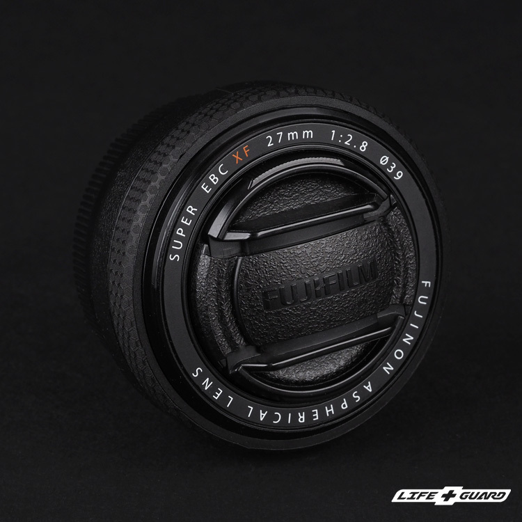 LIFE+GUARD 鏡頭貼膜擁有高品質膜料，適用於 FUJIFILM XF 27mm F2.8