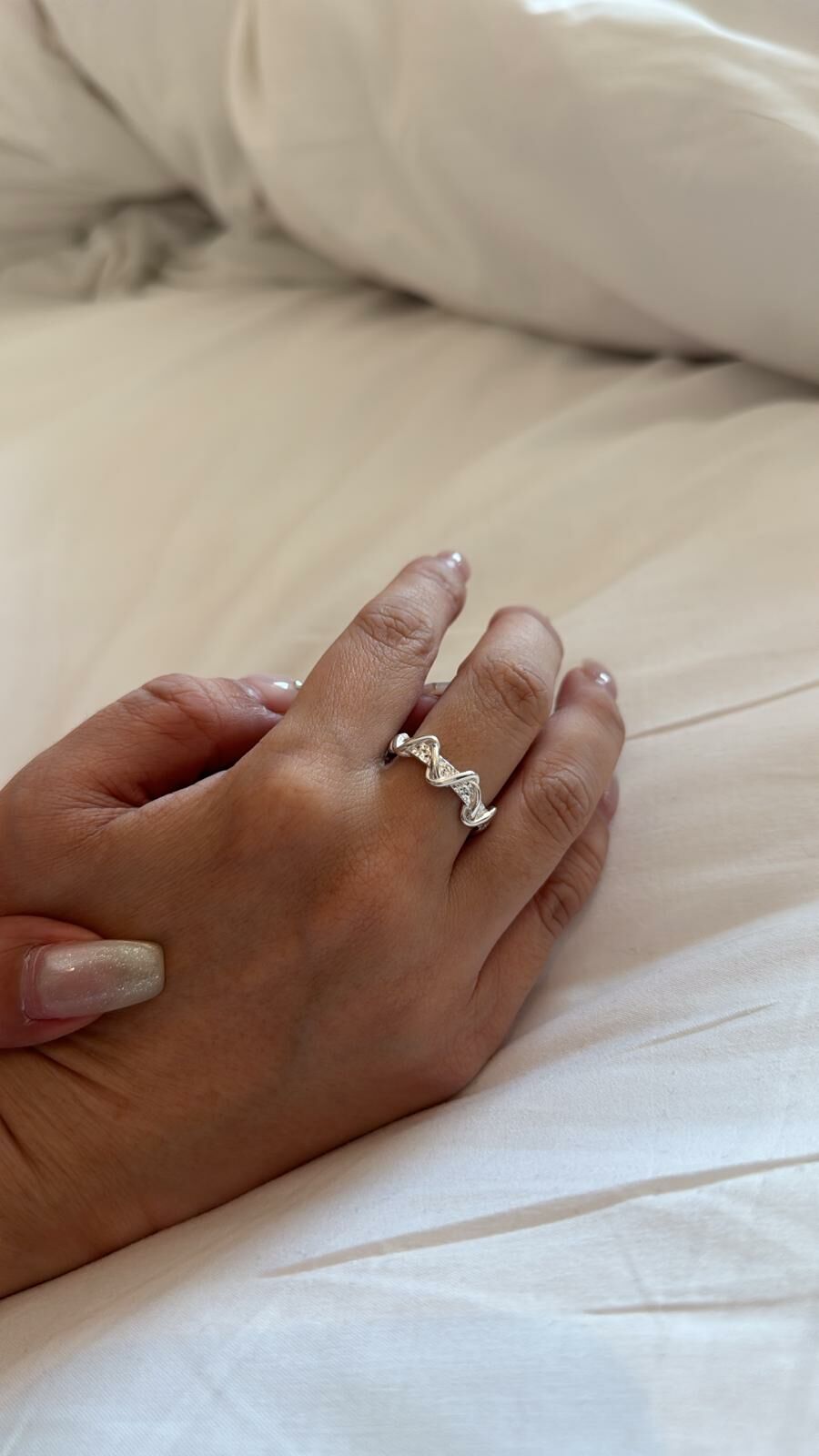 (2567)925純銀扭紋戒指