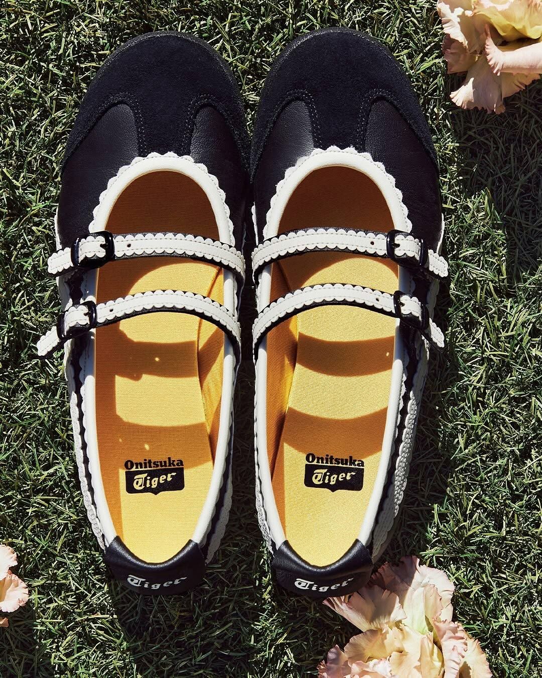 Onitsuka Tiger鬼塚虎 芭蕾鞋 黑白