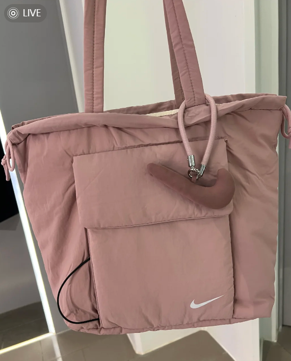 Nike海外限定！泡芙瑜珈包  粉色