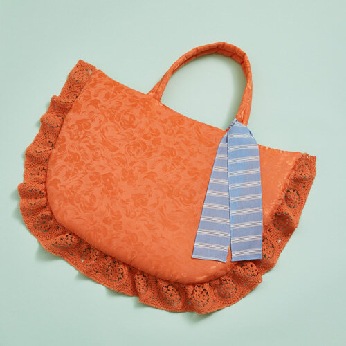 Louisdog 包包造型墊（柳橙真絲)