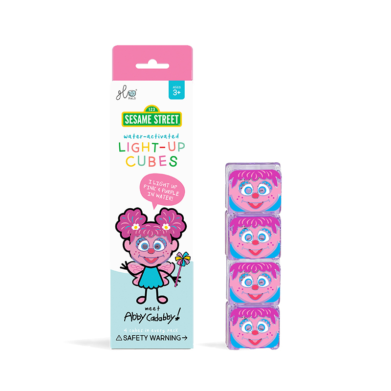 GLO PALS 炫光小冰塊(4顆裝)-芝麻街Abby