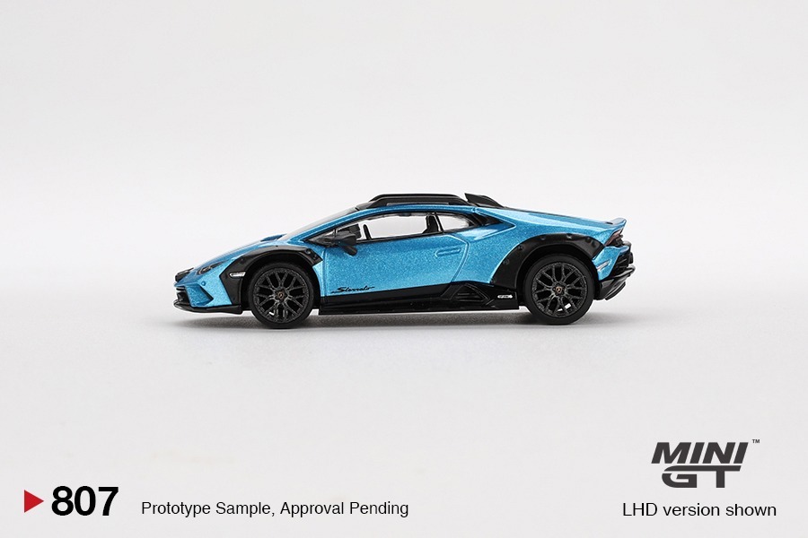 Mini GT 1/64 Lamborghini Huracán Sterrato Blu Aegir 右軚版