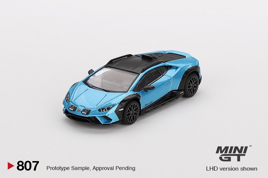 Mini GT 1/64 Lamborghini Huracán Sterrato Blu Aegir 右軚版