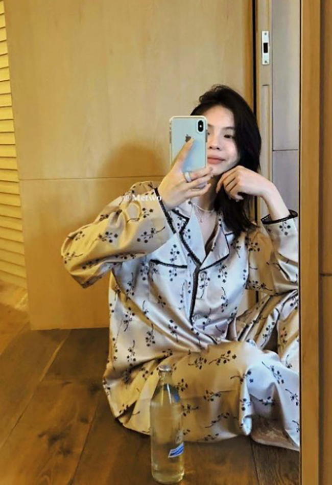 冰絲涼感居家套裝實拍-少量現貨