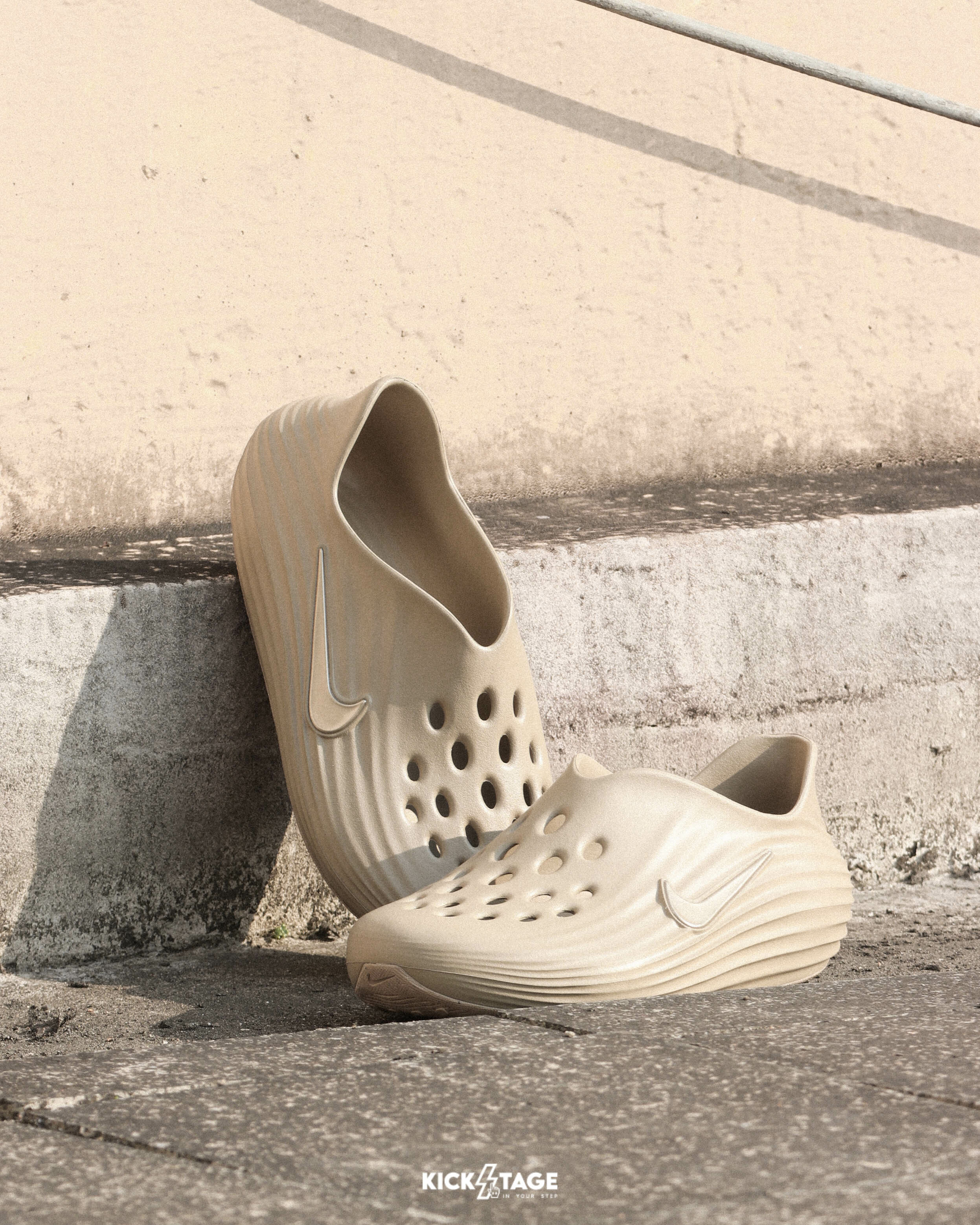 <海外連線代購> NIKE REACTX REJUVEN8 'Khaki' 金色 泡棉 休閒 防水 涼鞋 拖鞋 恢復鞋【HV5060-200】