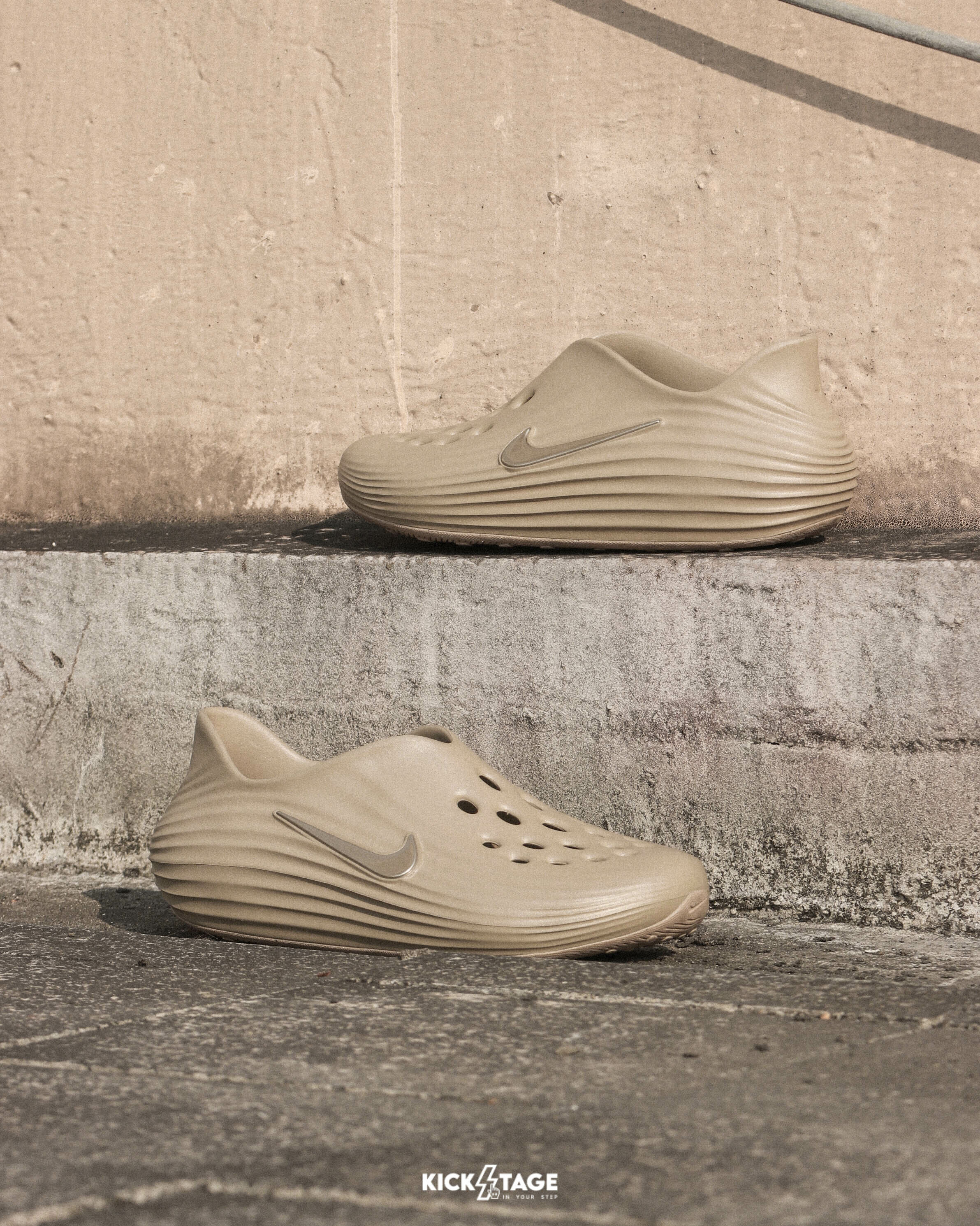 <海外連線代購> NIKE REACTX REJUVEN8 'Khaki' 金色 泡棉 休閒 防水 涼鞋 拖鞋 恢復鞋【HV5060-200】