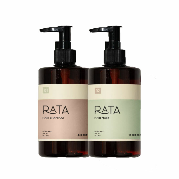 RATA 柔潤修護洗護組 500ML｜新版包裝更升級✨