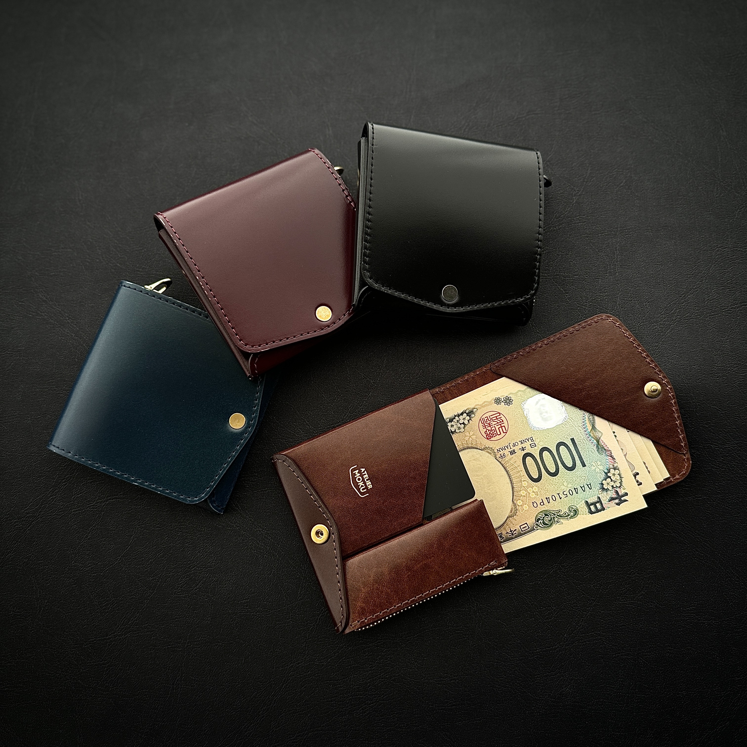 [ATELIER MOKU] 小而薄的皮夾 | SAKU ver.3 Plus Cordovan