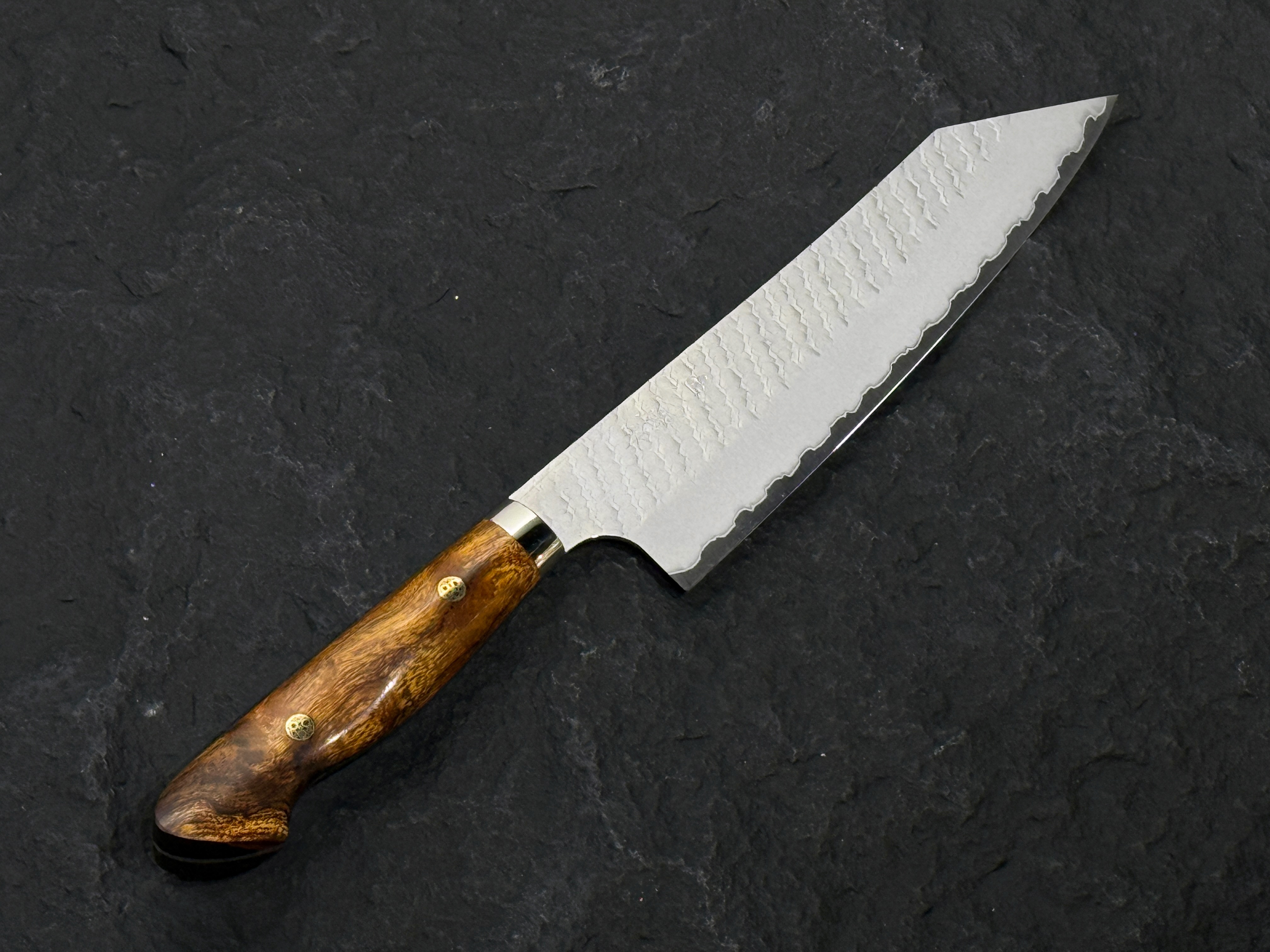 二唐SG2 磨き槌目牛刀洋式特別版