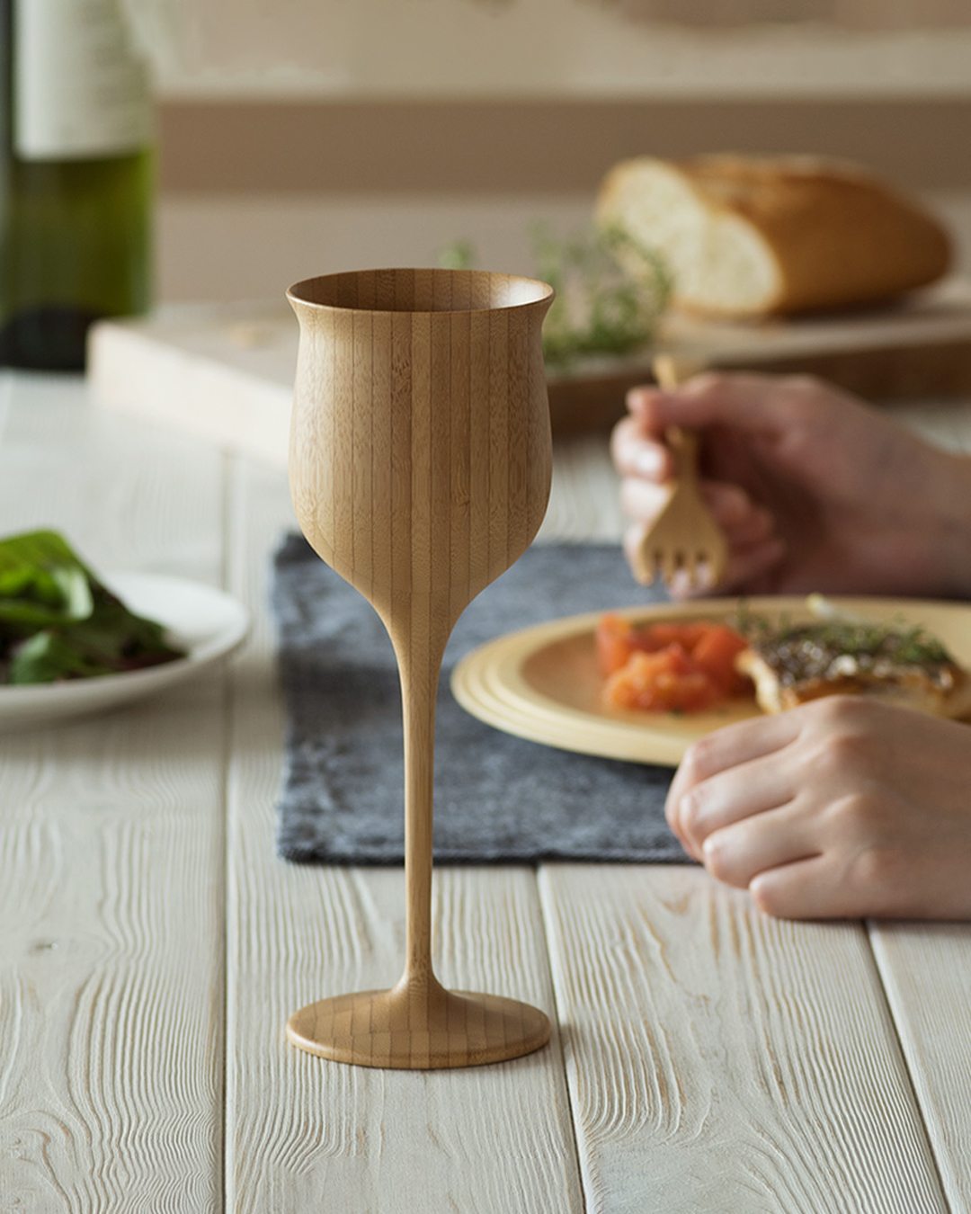 竹製酒杯 (一對禮盒)｜Riveret