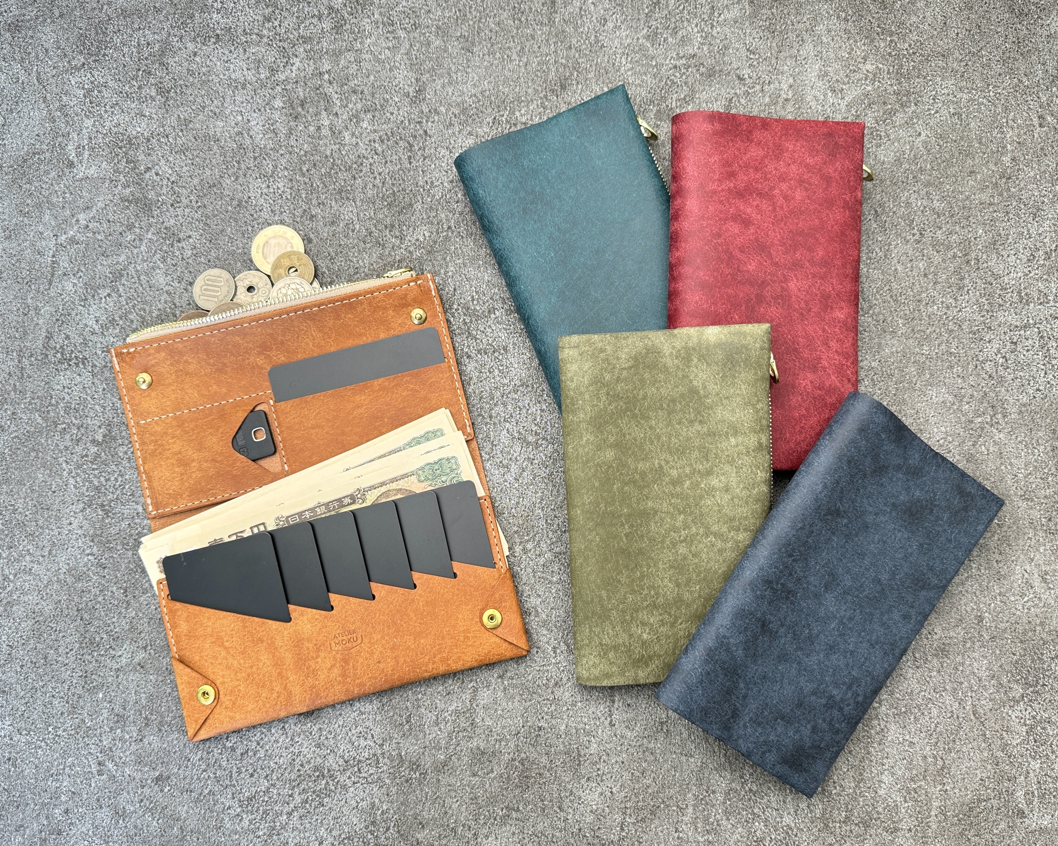 [ATELIER MOKU] 小而薄的長皮夾 | UNO ver.2 Pueblo