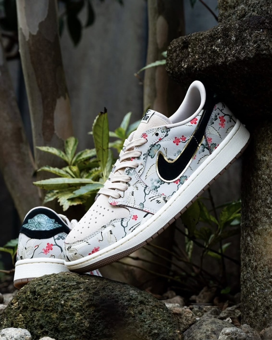 Rui Hachimura x Jordan 1 Retro Low OG 聯名款 仙鶴 男女尺寸 HV8293-100