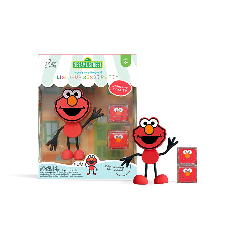 GLO PALS 炫光小夥伴(附2顆小冰塊)-芝麻街Elmo