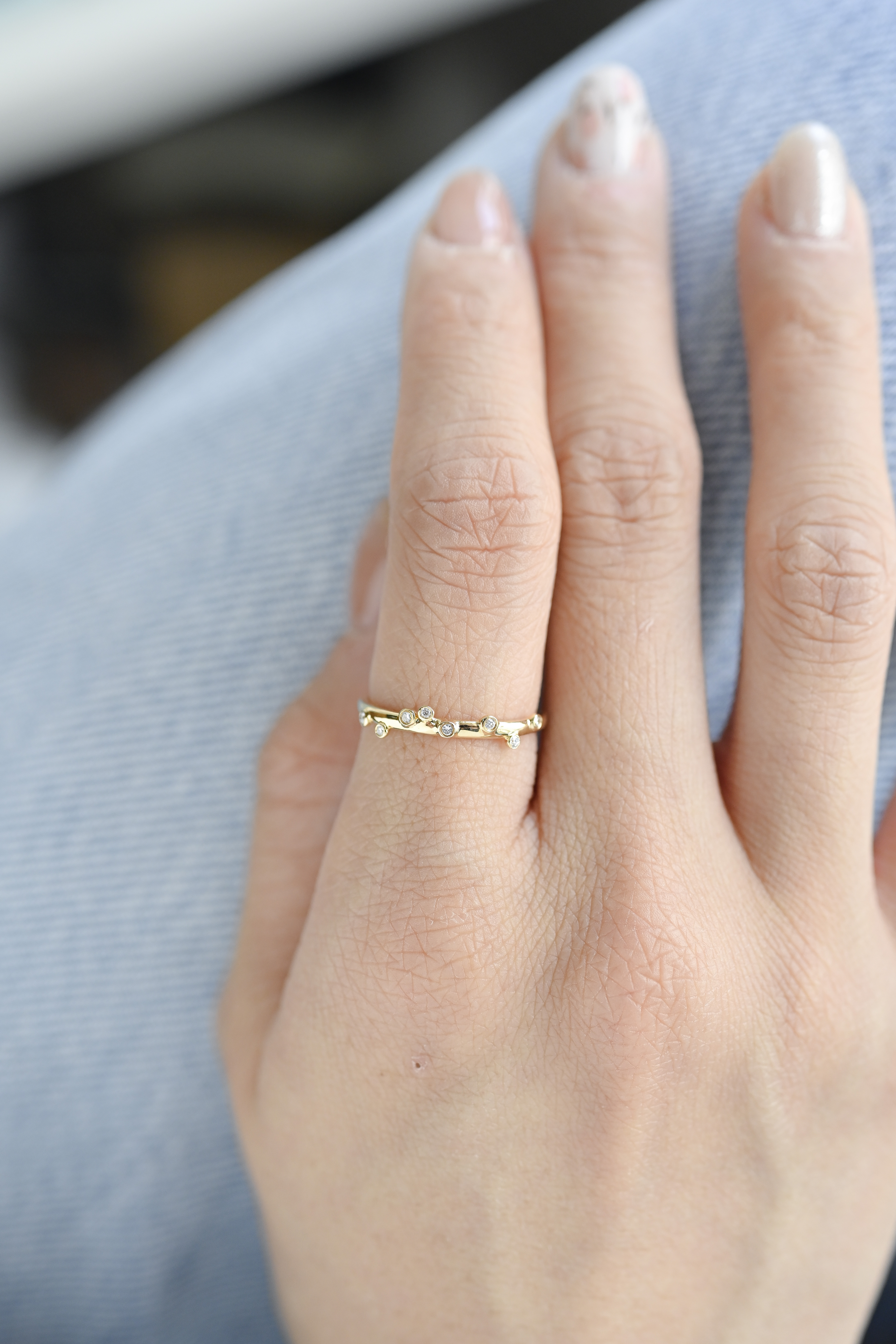 18K Little Celúla Diamond Ring